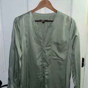 Banana Republic Sage Green Blouse